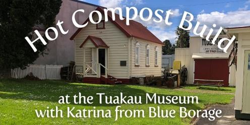 Hot Compost build at the Tuakau & District Museum