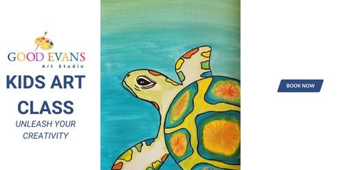 Kids Painting Class Turtle (Ballina Indoor Sports Centre)