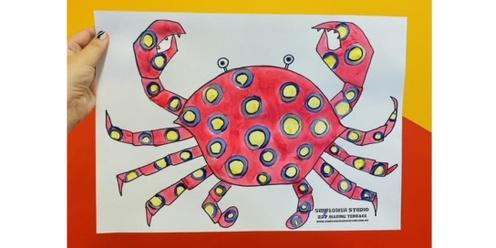 Painting Workshop - Spotty Crab Painting