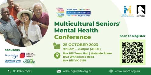 Multicultural Seniors Mental Health Conference