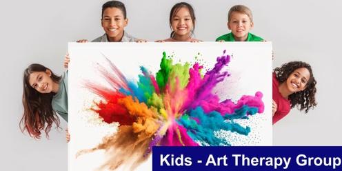 ART THERAPY Group (ages 6-11yrs) 8, 10, 12 Jan 2024