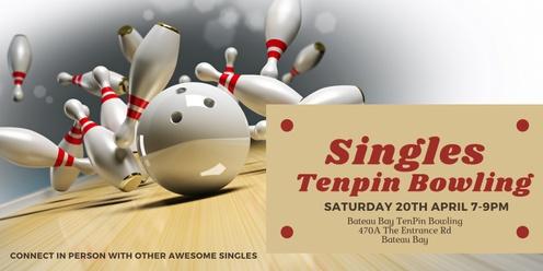 Singles Ten Pin Bowling 