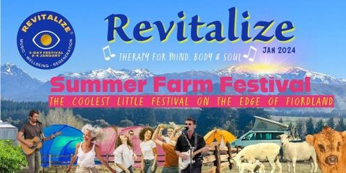 Revitalize organic farm healing music festival