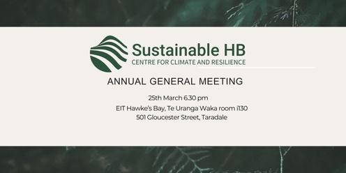 Sustainable HB AGM  (previously Environment Centre)