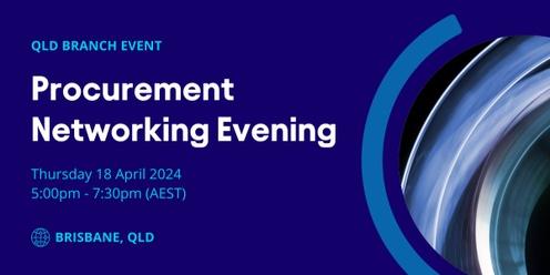 QLD Branch - Procurement Networking Evening