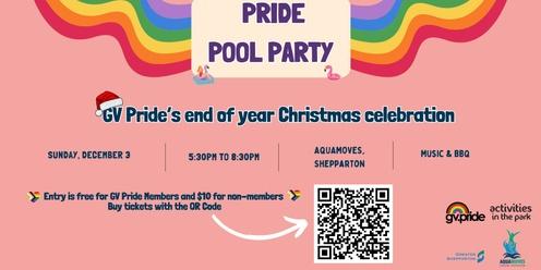 GV Pride end-of-year Christmas pool-party
