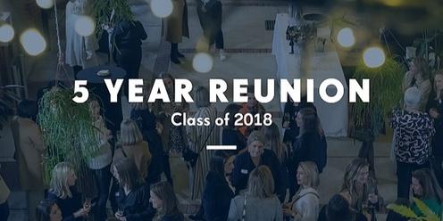 5 Year Reunion (Class of 2018)
