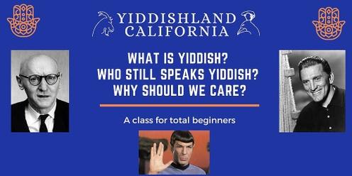 What is Yiddish? Who still speaks Yiddish? Why should we care?