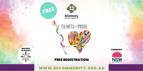 16+ years - Hearts of Pride - Port Macquarie - Crafting with Pride