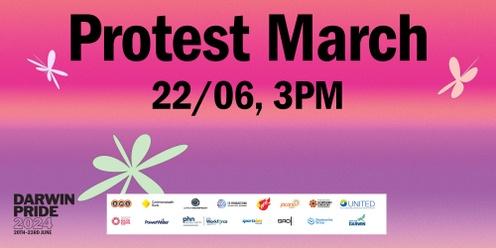 Darwin Pride 2024 – Protest March 