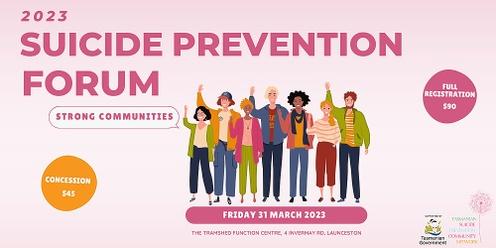 Tasmanian Suicide Prevention Forum 2023