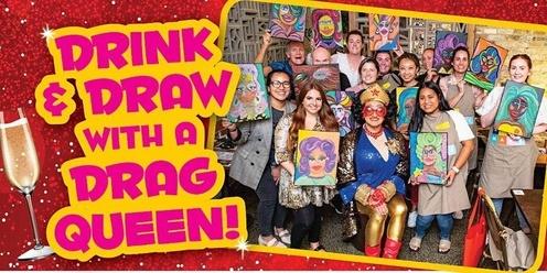 Drink and Draw with a Drag Queen Workshop RHODES - Celebrity Icon Class