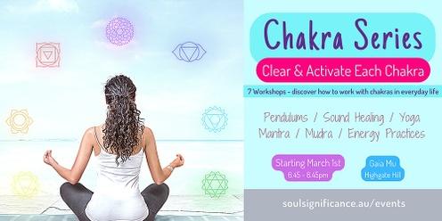 Chakra Series - 7 workshops to activate each chakra