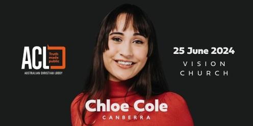 Chloe Cole Canberra
