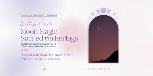 Goddess Circle: Moon Magic Sacred Gathering - Unleash Your Divine Feminine Power:  Gemini New Moon Activation 