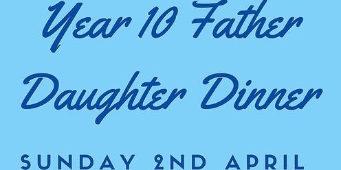 Year 10 Father Daughter Dinner 