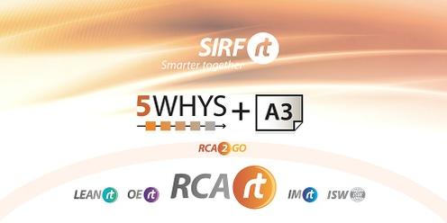 Vic 5 Whys & A3 | Intermediate Problem Solving | 1 day face to face | 5YA3 | 5 June 2023 RCARt
