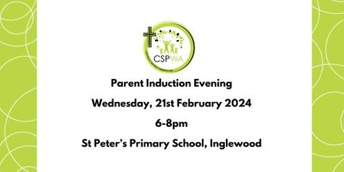 CSPWA Parent Induction Evening