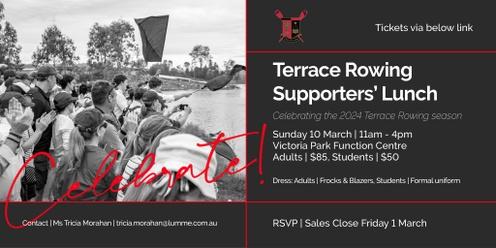 2024 Terrace Rowing Supporters' Lunch