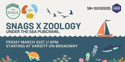 SNAGS X ZOOLOGY UNDER THE SEA PUBCRAWL