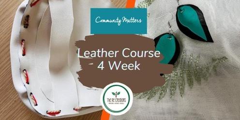 Leather Course - 4 Weeks, West Auckland's RE: MAKER SPACE. Wednesdays, 1 May - 22 May, 6.30pm - 8.30pm