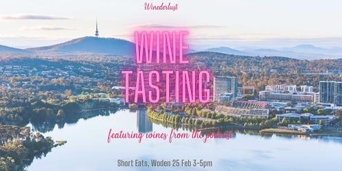 Winederlust Wine Tastings From the Podcast - Woden