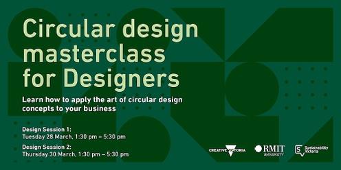 Circular Design Masterclass for Designers | Sustainability Victoria