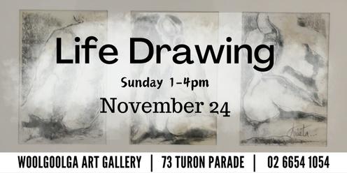 Life Drawing Session - 3 hours (November 24)